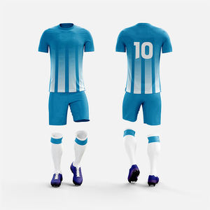 Custom Men's Short Sleeve Soccer Jerseys Breathable Training <b>Football</b> Uniforms <b>Set</b> Style - Product Image 1