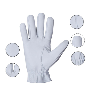 Venta caliente Mejor Proveedor Guantes de cuero Precios asequibles Servicio OEM Diseñe su propio logotipo Guantes de cuero - Product Image 6