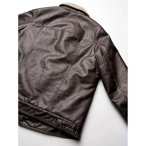 Veste en cuir de créateur pour homme, cuir véritable, personnalisation de la marque, OEM - Product Image 4