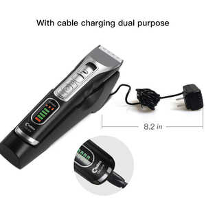 Cortapelos Eléctrico Profesional de Cerámica para Adultos, Afeitadora Inteligente con Batería de 2500mAh, Estándar Oficial Francés - Product Image 5