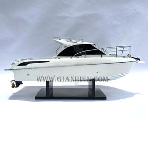 Gia Nhien Fabricant Approuvé Conception Personnalisée quantité minimale de commande Basse TOYOTA PONAM 28V-BLANCHE PERLE PEINTE-BATEAU DE VITESSE EN BOIS - Product Image 1