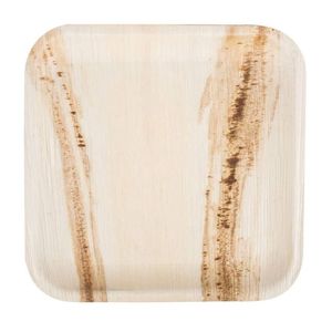 Lightweight Areca Palm Wood <b>Bamboo</b> Charger <b>Plate</b> Eco-Friendly Direct Export From India for Food Serving Ins Design Style - Product Image 1