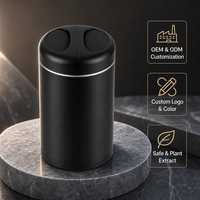 Diffuseur d'arômes solides pour voiture, support de tasse, contrôle de la fragrance rotatif, longue durée 365 jours, sans fuite, coque en aluminium pour la maison