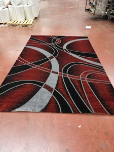 Alfombra Turca de Poliéster Afelpada Adiva, Tejida a Máquina con Diseño Jacquard, de Pelo Alto, Acolchada, Reversible, Lavable, Antideslizante y Antimicrobiana - Product Image 2