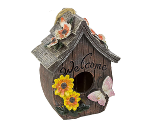 Maison d'oiseau en bois à prix efficace pour l'extérieur ou le jardin de qualité durable avec mangeoire à oiseaux en bois à finition durable - Product Image 6