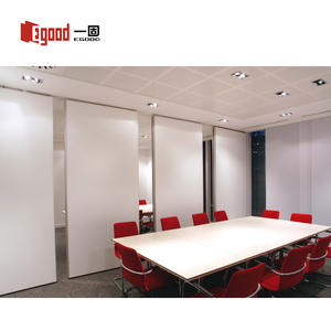 ระบบประตูบานเลื่อนแขวนบนผนังที่สามารถใช้งานได้พร้อมวัสดุ MDF แบบยืดหยุ่นสำหรับการรับประทานอาหารในโรงเรียนและโรงยิม - Product Image 5