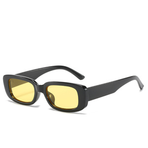 UV400 Retro Rectangle <b>Sunglasses</b> <b>Small</b> <b>Frame</b> Full Rim Sun Glasses Custom Logo Wholesale Women Men Shades - Product Image 1