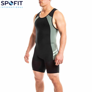 Wholesale Comfortable Men's Wrestling Suits Custom Made Wrestling Singlet Cool Design Wrestling Singlets - Product Image 6