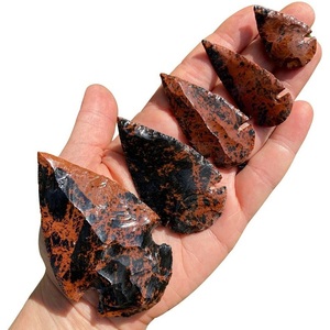 Punta de Flecha de Obsidiana Caoba al por Mayor, Tamaño 1 Pulgada, Piedra Preciosa en Venta - Product Image 5