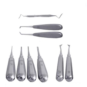 Juego de 9 Uds. De instrumentos quirúrgicos dentales orales de acero alemán, elevadores, fórceps, Kit de instrumentos, Kit de instrumentos Premium de ritmo Manual - Product Image 4