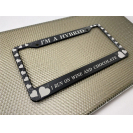 Cubierta de Matrícula LED con Forma de Corazones, Soporte de Matrícula de Aluminio para Automóviles Tesla, Ford, BMW, Motocicletas, Material de Acero Inoxidable - Product Image 4