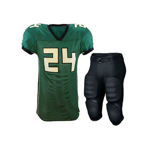 2024 hommes Football américain uniformes qualité supérieure conception personnalisée respirant en gros court Sublimation professionnel garçons - Product Image 2