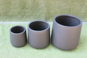 KNT Creations PL B-217 Size <b>Planter</b> Set Floor Indoor Use Direct Plantation Artificial Plants Lightweight Durable Hand Carved - Product Image 3