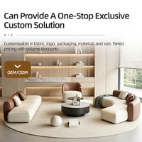 Ensemble de canapés OEM ODM, sur mesure, pour hôtels, halls d'entrée, villas, projets commerciaux, vente en gros, directement de l'usine, canapés modulaires modernes