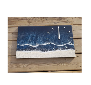 Vente en gros de montre murale en résine horloge d'intérieur salon décoration intérieure horloge murale en résine fabriquée en Inde - Product Image 2