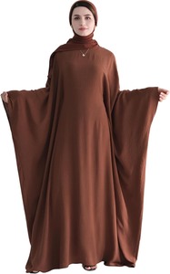 เสื้อผ้าอาบายาของผู้หญิงอิสลามสำหรับใส่กลางแจ้งเสื้อผ้าลำลองขนาดใหญ่พิเศษสินค้าออกใหม่ - Product Image 6