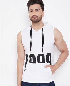 T-shirt en coton épais OEM pour hommes en vrac surdimensionné Plus Size 180g T-shirt blanc uni avec logo imprimé motif solide - Product Image 1