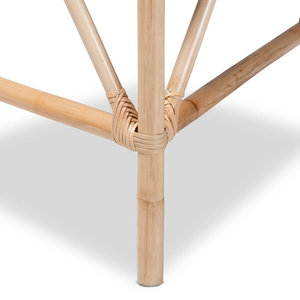 ชุดโต๊ะหวาย3ขาทรงสูงสไตล์ชนบทขนาด20.9นิ้วโต๊ะข้างเตียงทำจากเรซินสำหรับห้องนั่งเล่นหรือโรงแรมเฟอร์นิเจอร์บ้านทั่วไป - Product Image 4