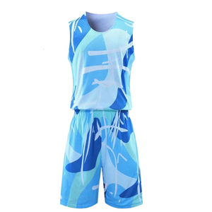 Uniforme de basket-ball pour hommes de haute qualité, léger, respirant, 100% polyester, logo personnalisé, nom de l'équipe imprimé, uniforme de basket-ball - Product Image 2