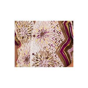 <span class=keywords><strong>Camicia</strong></span> estiva a manica corta con motivo a forma di caffè Beige e <span class=keywords><strong>viola</strong></span> in cotone Voile con collo aperto - Product Image 5