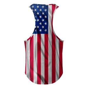 New Arrival 2025 Custom Muscle Fitness Bodybuilding Gym Clothing Male Sleeveless Print Blank <b>Singlets</b> Stringers <b>Men</b> Tank Top - Product Image 3