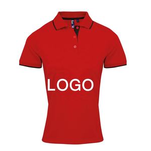 T-shirt polo personnalisé de la meilleure qualité pour les femmes bas prix en gros à manches courtes logo imprimé durable - Product Image 6