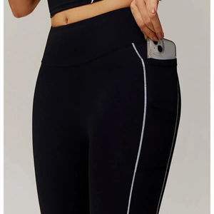 Women's Gym High Waist Yoga Pants Slim Fitness Workout Training Running <b>Leggings</b> Quick Dry Jogging Pant for Workout - Product Image 3