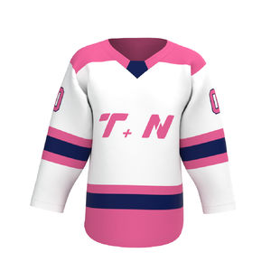 Jersey de hockey sobre hielo hecho a medida OEM: Diseña tus propios calcetines de Jersey de hockey sublimados - Product Image 4