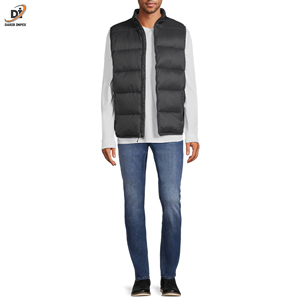 OEM diseño personalizado hombres última moda sin mangas invierno para hombre acolchado utilidad chaleco nuevo de alta calidad - Product Image 2