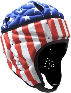 Casco de fútbol acolchado, protector suave de espuma Eva, ajustable - Product Image 1