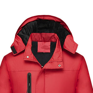 แจ็กเก็ตมีฮู้ดแบบถอดได้สำหรับผู้ชายเสื้อแจ็คเก็ตเนื้อนิ่มมีฮู้ดปักโลโก้ได้ตามต้องการสำหรับกีฬากลางแจ้งแจ็คเก็ตกันน้ำสำหรับผู้ชาย - Product Image 3