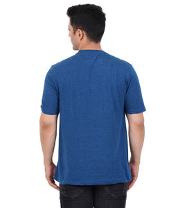 T-shirt à col rond pour hommes Street wear Vente en gros Poly coton de différentes méthodes d'impression et matériaux en stock à vendre - Product Image 2