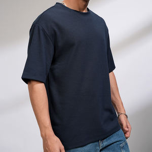 Camiseta de algodón 100% de alta calidad para hombre, nuevo diseño, transpirable, de secado rápido, manga corta, ajuste holgado, a la moda patrón de letras, venta al por mayor - Product Image 5