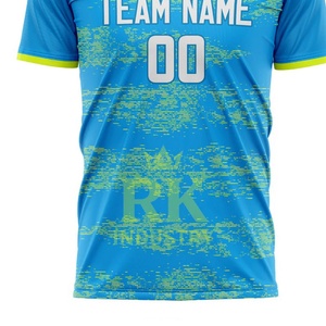 Maillot de football unisexe personnalisé de haute qualité 100% polyester respirant sans couture à manches courtes uniforme de football sublimé nom de l'équipe - Product Image 2