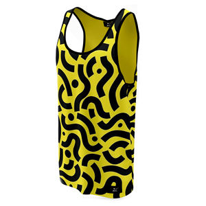 Débardeurs personnalisés d'athlétisme, d'entraînement et de remise en forme pour hommes, hauts de sport décontractés avec sublimation, nouveau design - Product Image 2