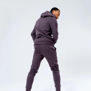 Ensemble de survêtement léger et respirant pour homme, grande taille, 100 % coton, coupe-vent, idéal pour un usage quotidien décontracté - Product Image 2