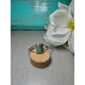 Rita Lee Kingman Turquoise & Sterling <b>Silver</b> Fashion <b>Cuff</b> <b>Bracelet</b> - Product Image 1