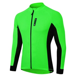 Maillot de cyclisme respirant pour homme à manches longues, écologique, séchage rapide, impression numérique, anti-UV, découpe laser, été, 100% polyester - Product Image 3