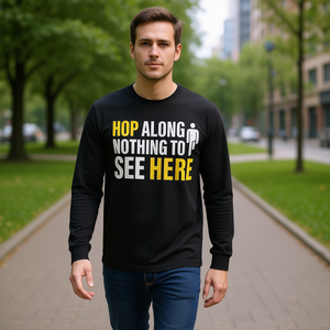 Maglietta a maniche lunghe Hop Along 'Nothing to See Here' Ampu per articoli promozionali - Product Image 3