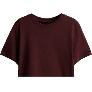 Camiseta Casual de Manga Corta para Hombre, Talla Grande, Ecológica, Transpirable, 100% Algodón Orgánico, 220g, Color Azul, Lisa - Product Image 4