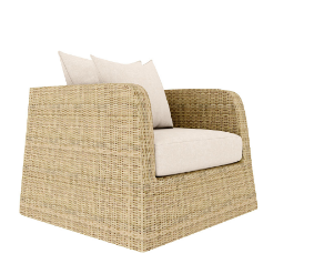 Siêu Deluxe tre vườn mía Patio đệm ghế và bảng thiết thủ công mỹ nghệ ngoài trời đồ nội thất trong nhà cho sảnh bãi cỏ phòng chờ Cour - Product Image 3