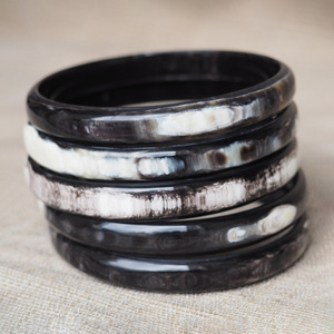 Conjunto de pulsera de cuernos tendencia superior joyería de cuerno natural entrega rápida pulseras hechas a mano brazaletes - Product Image 2