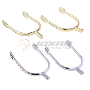 Fabricante 2025 Entrega de espuelas personalizadas hechas a mano de precisión con logotipos únicos Materiales Formas y acabados para ecuestres - Product Image 4