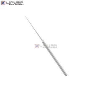 Instrument chirurgical en acier inoxydable pour l'otochirurgie, crochet incurvé de précision, diamètre de la pointe de 0,5 mm, instruments médicaux professionnels ORL - Product Image 5