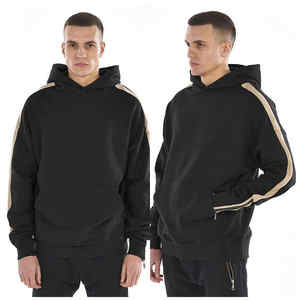 Nueva moda calle hip-hop estilo personalidad High Street Retro personalizado Sudadera con capucha de gran tamaño para hombre - Product Image 2