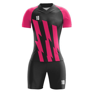 Kits de fútbol de alta calidad personalizados usan camiseta de fútbol Retro Jersey fútbol rojo y blanco uniformes de fútbol de alta calidad - Product Image 2