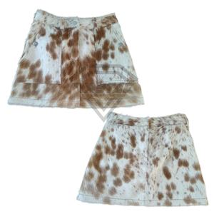 Última moda de alta calidad por encargo de cuero de vaca corto mejor diseño Color sólido cómodo impermeable elegante pantalones cortos de cuero - Product Image 6