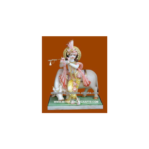 Marble Krishna God <b>Statue</b> - Product Image 1