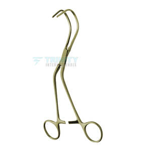 Pince à sertir Lambert incurvée en acier inoxydable de fabrication pakistanaise, 220 mm, ensemble d'instruments réutilisable et léger - Product Image 1