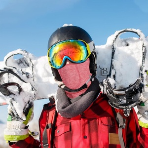 Skimask pasamontañas personalizado a prueba de viento cubierta completa un agujero transpirable Balaklava calidad Premium invierno más vendidos 100% poliéster - Product Image 2